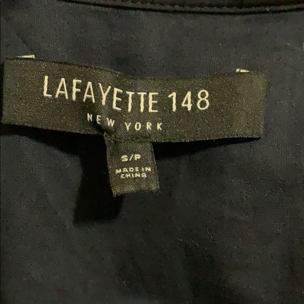Lafayette 148 “New York”- Navy blouse - Picture 4 of 5